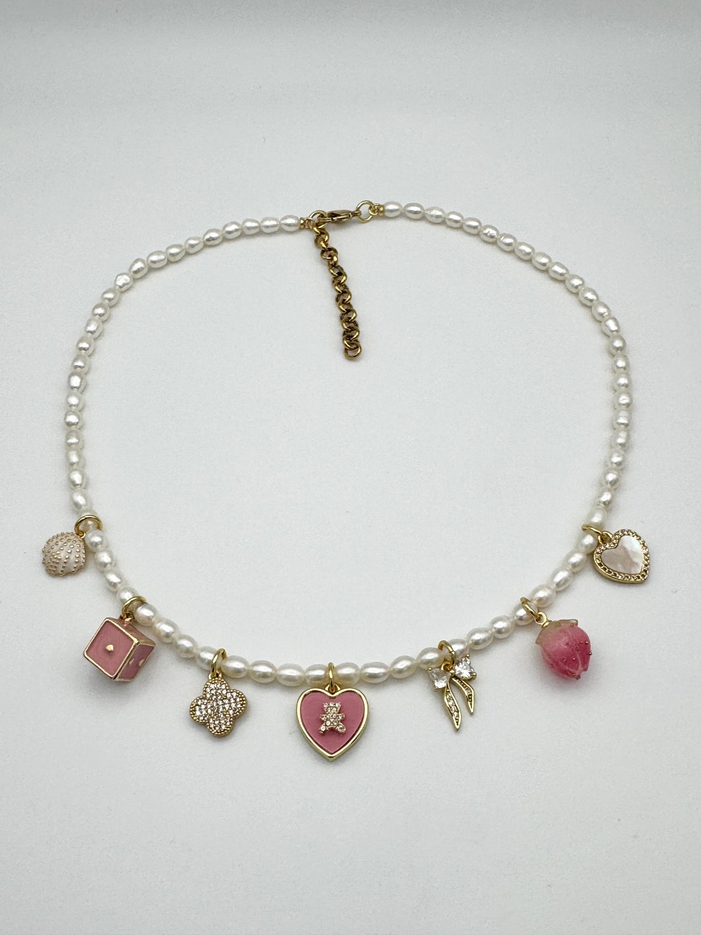 Freshwater Pearl Charm Necklace