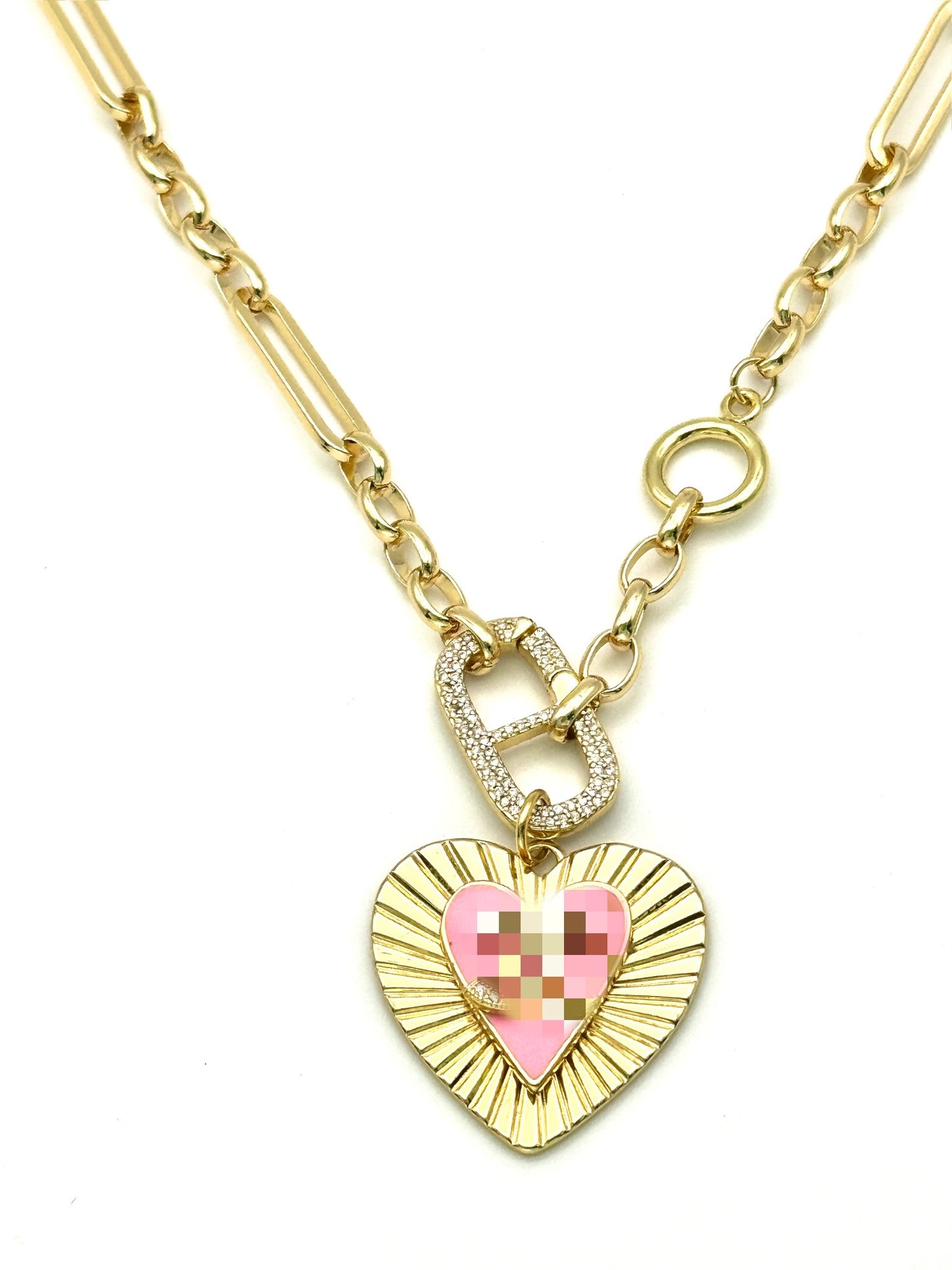 CC Double Heart Necklace