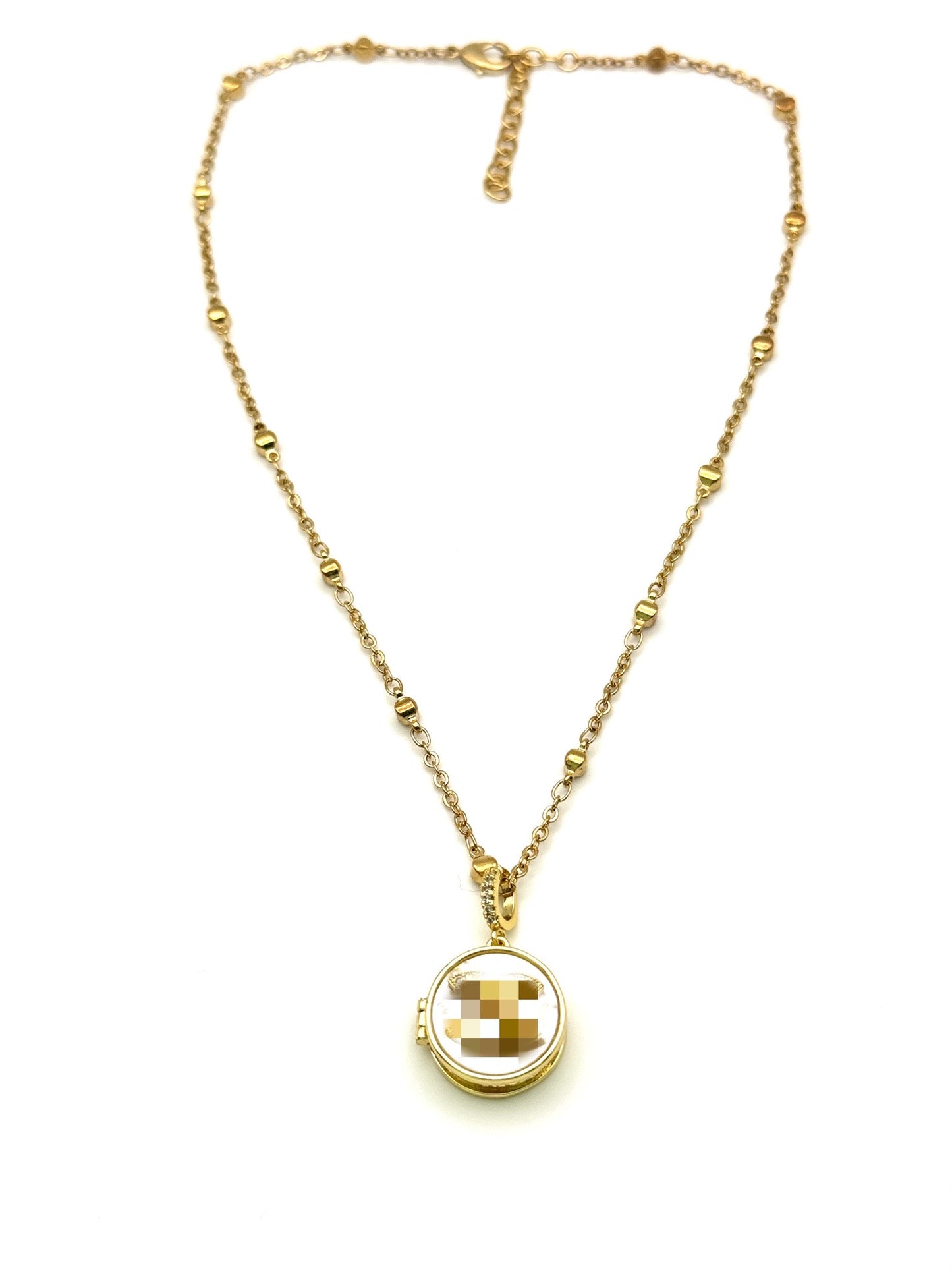 CC Locket Necklace