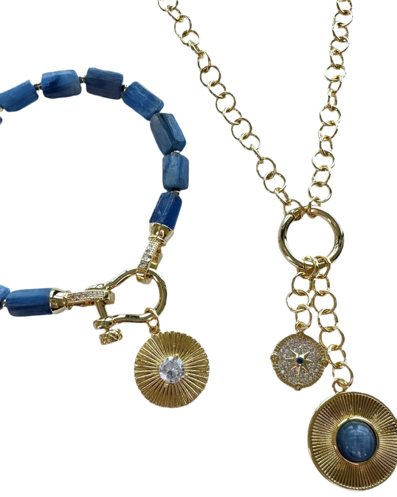 Blue Tigers Eye Necklace