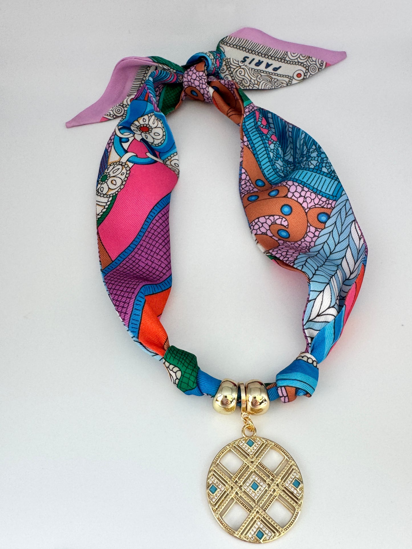 Poppy Scarf Necklace