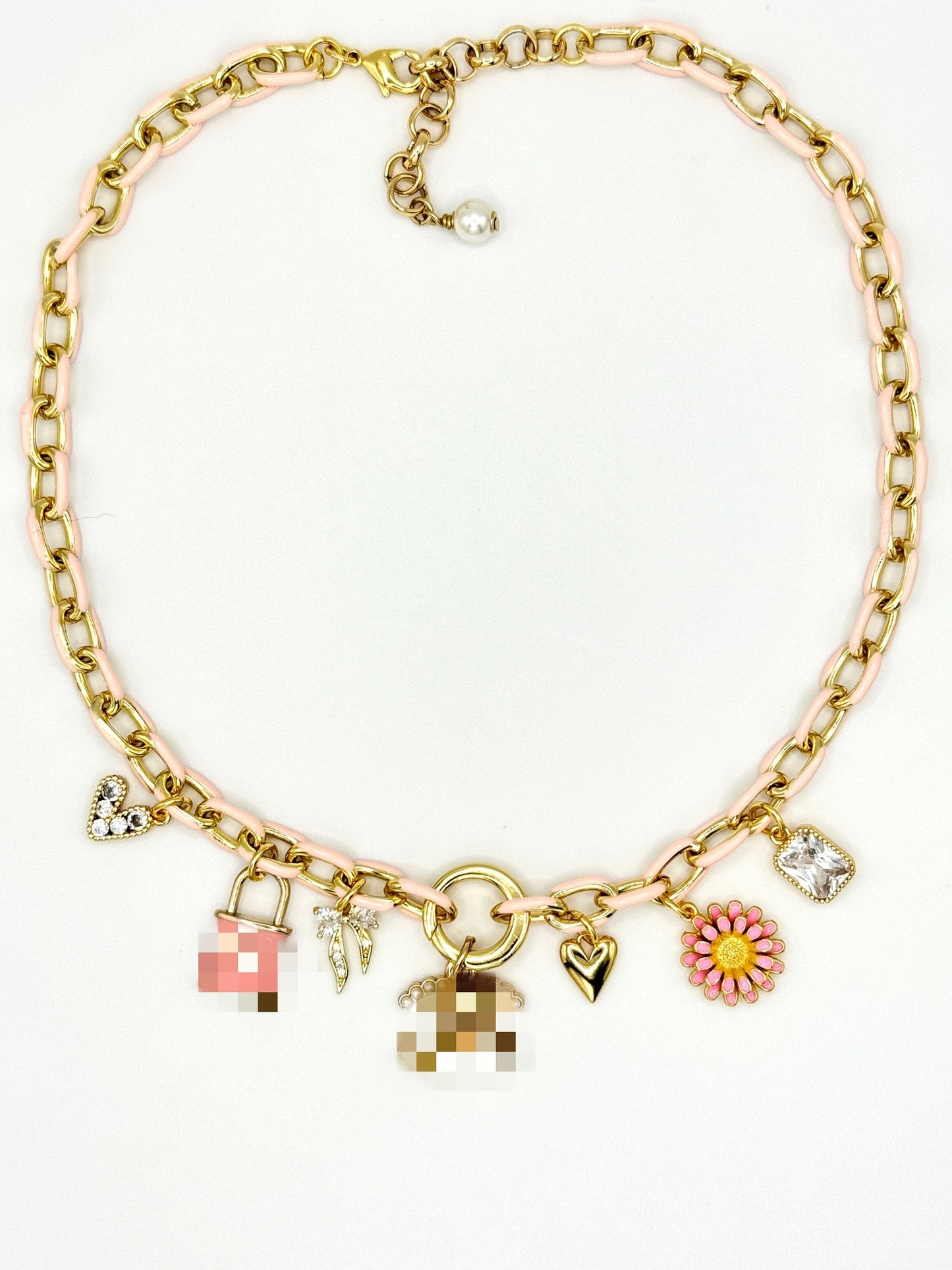 Pretty In Pink CC Necklace