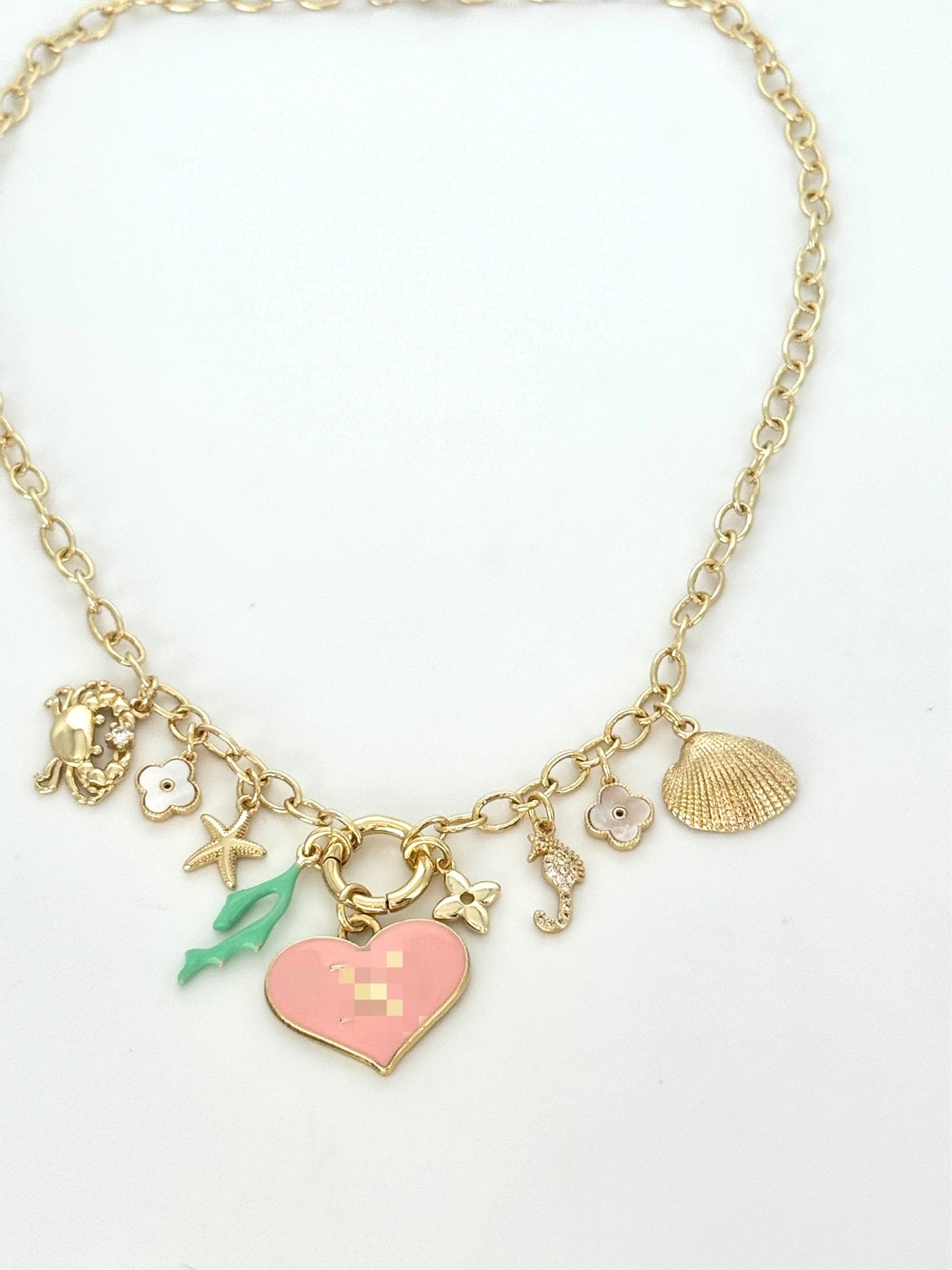 LV Beach Day Charm Necklace