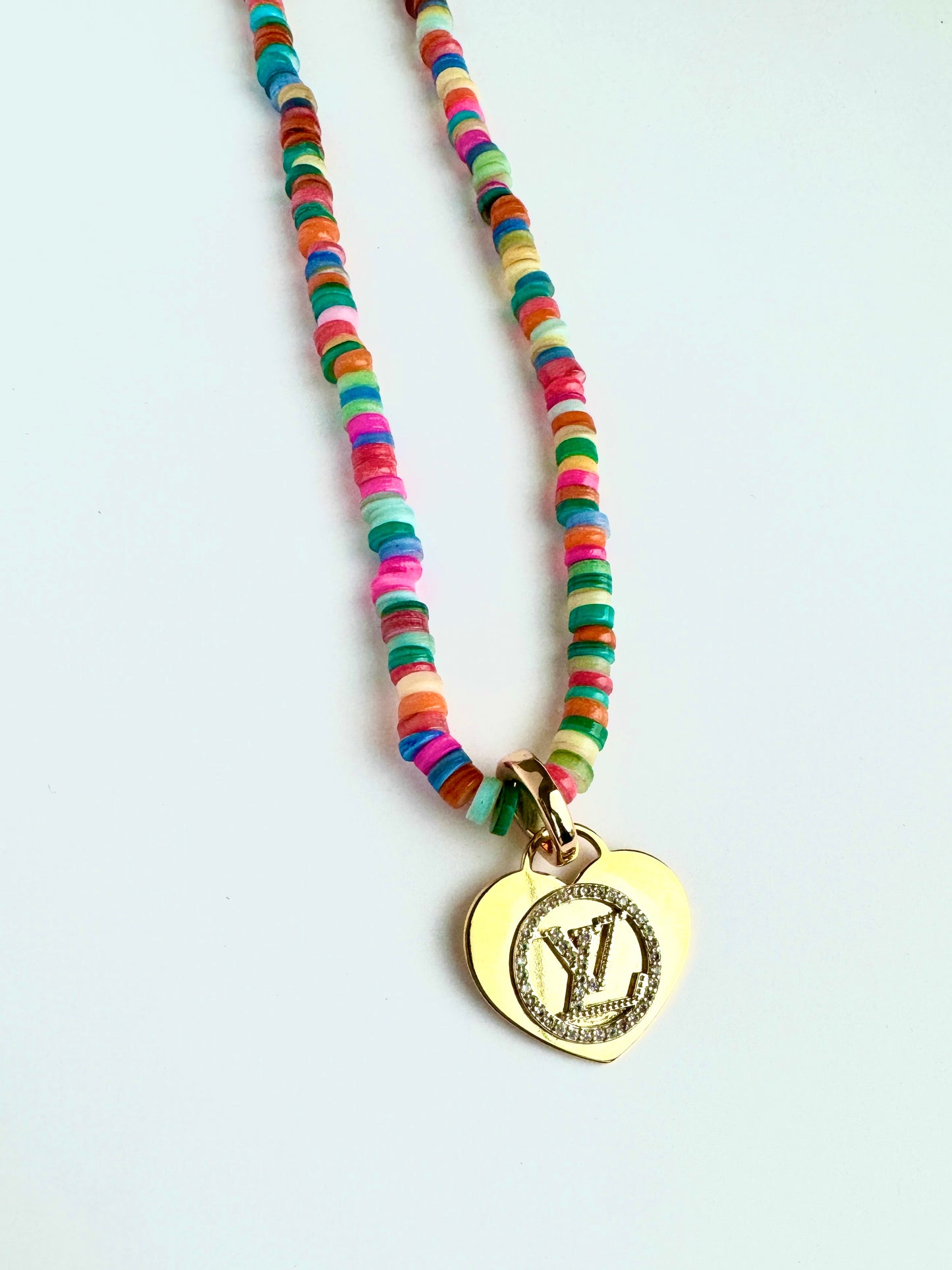 Rainbow LV Necklace