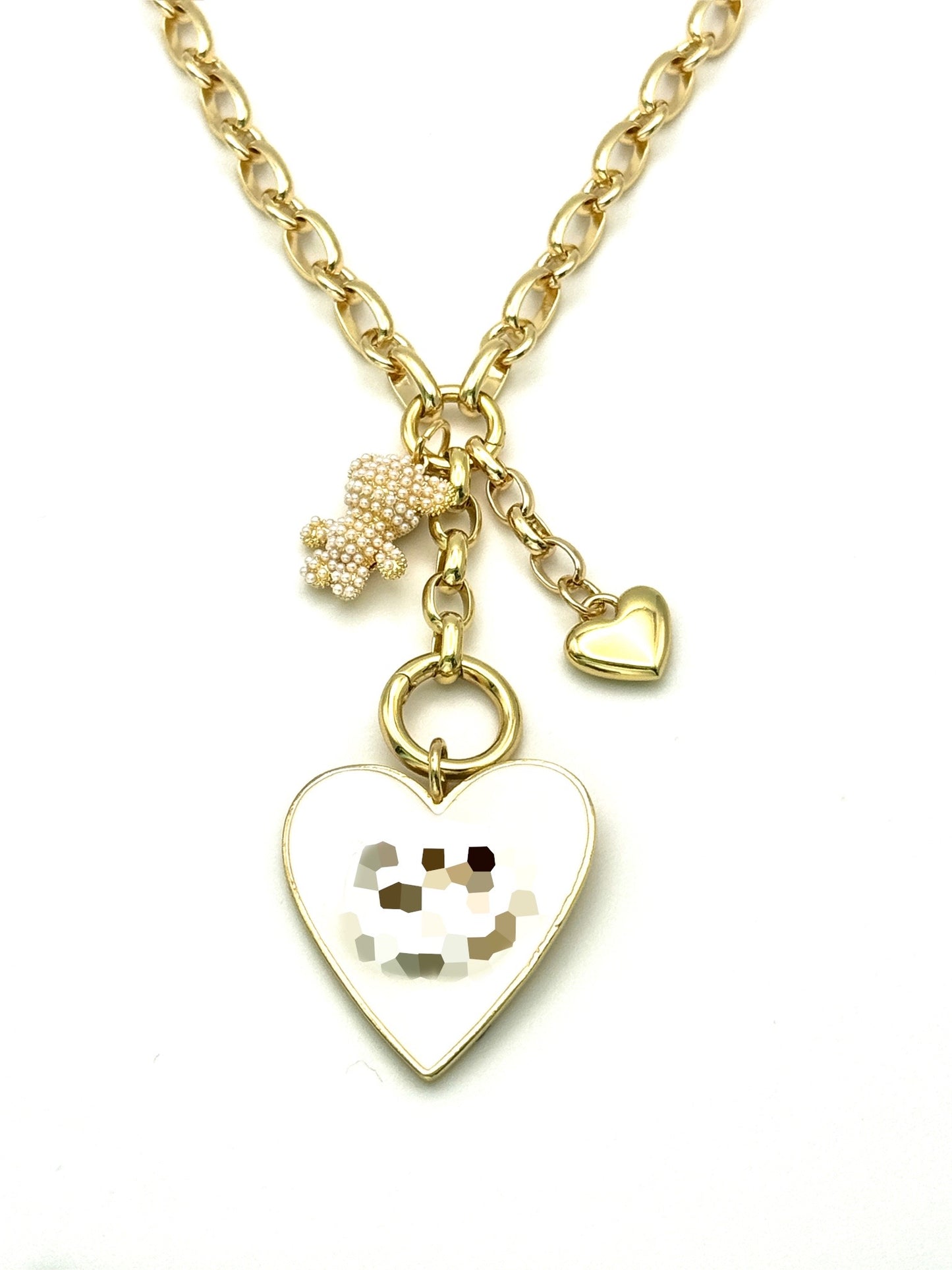 GG Teddy Bear Necklace