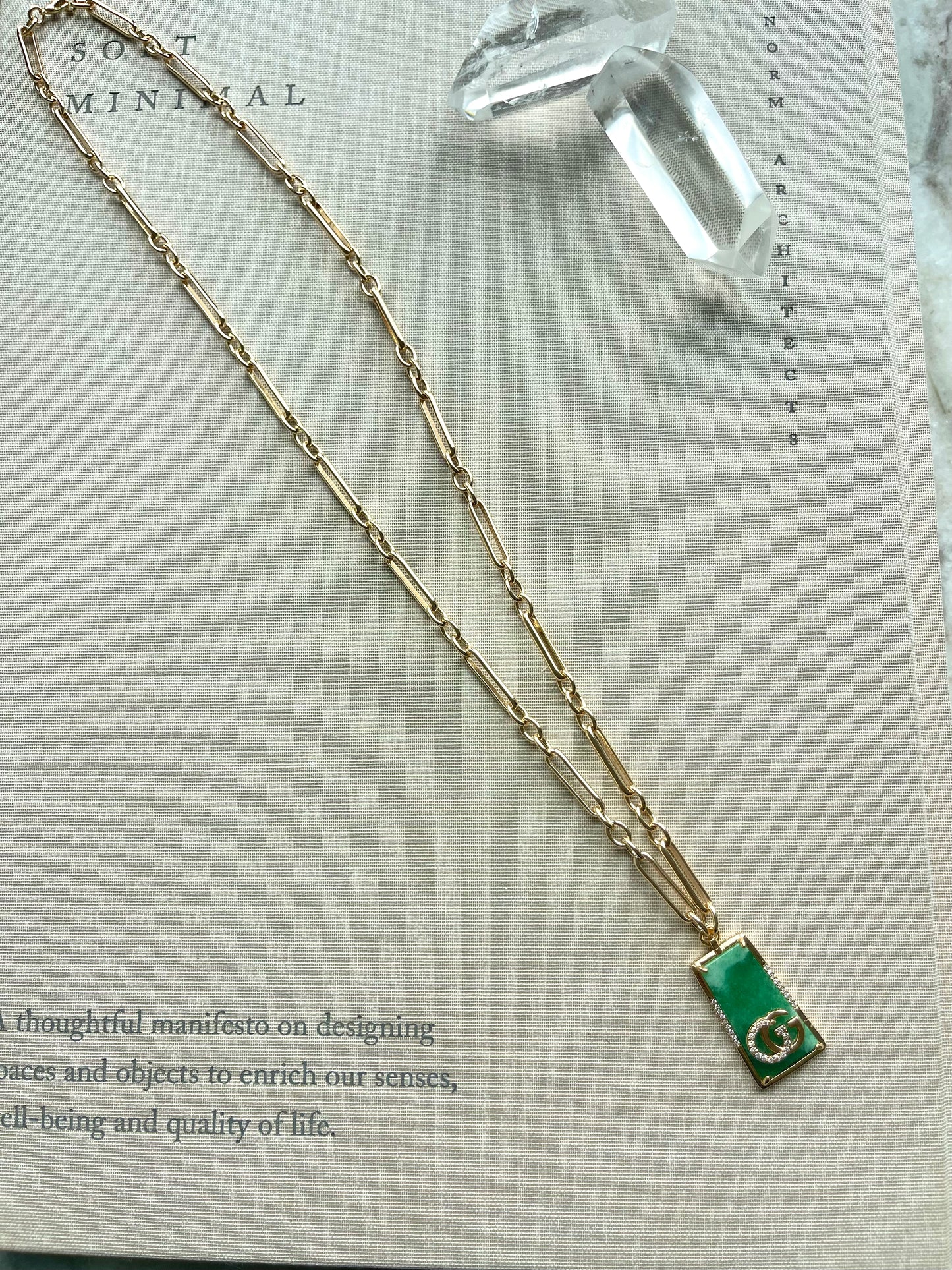 Jade GG Necklace