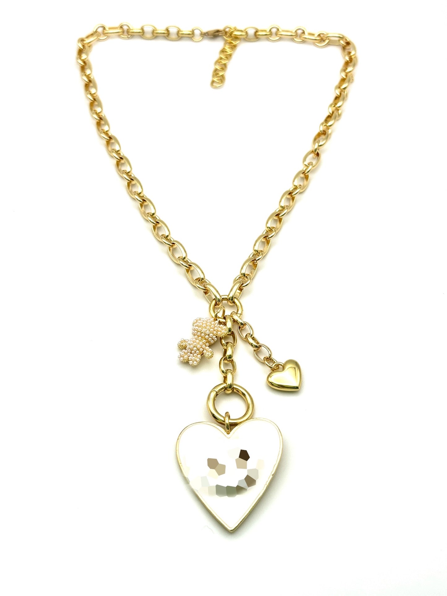 GG Teddy Bear Necklace