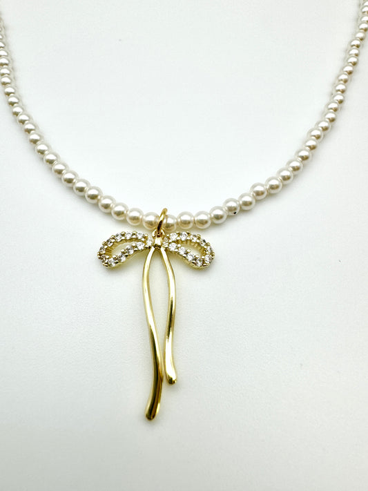 Cutest Bow Necklace