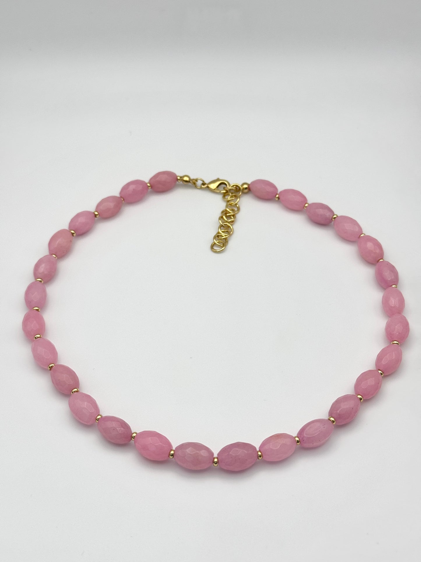 Pink Jade Necklace