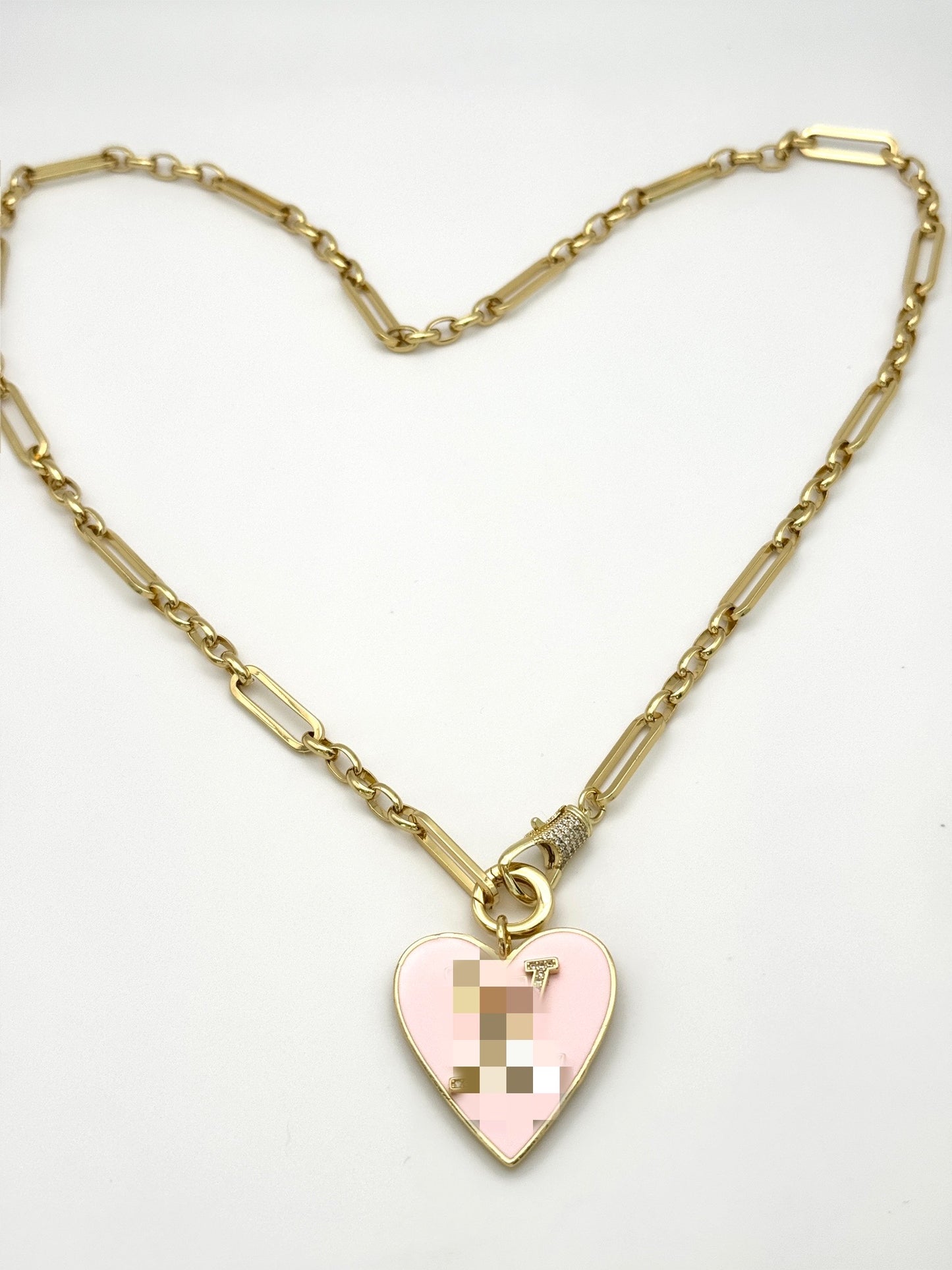 Light Pink LV Necklace