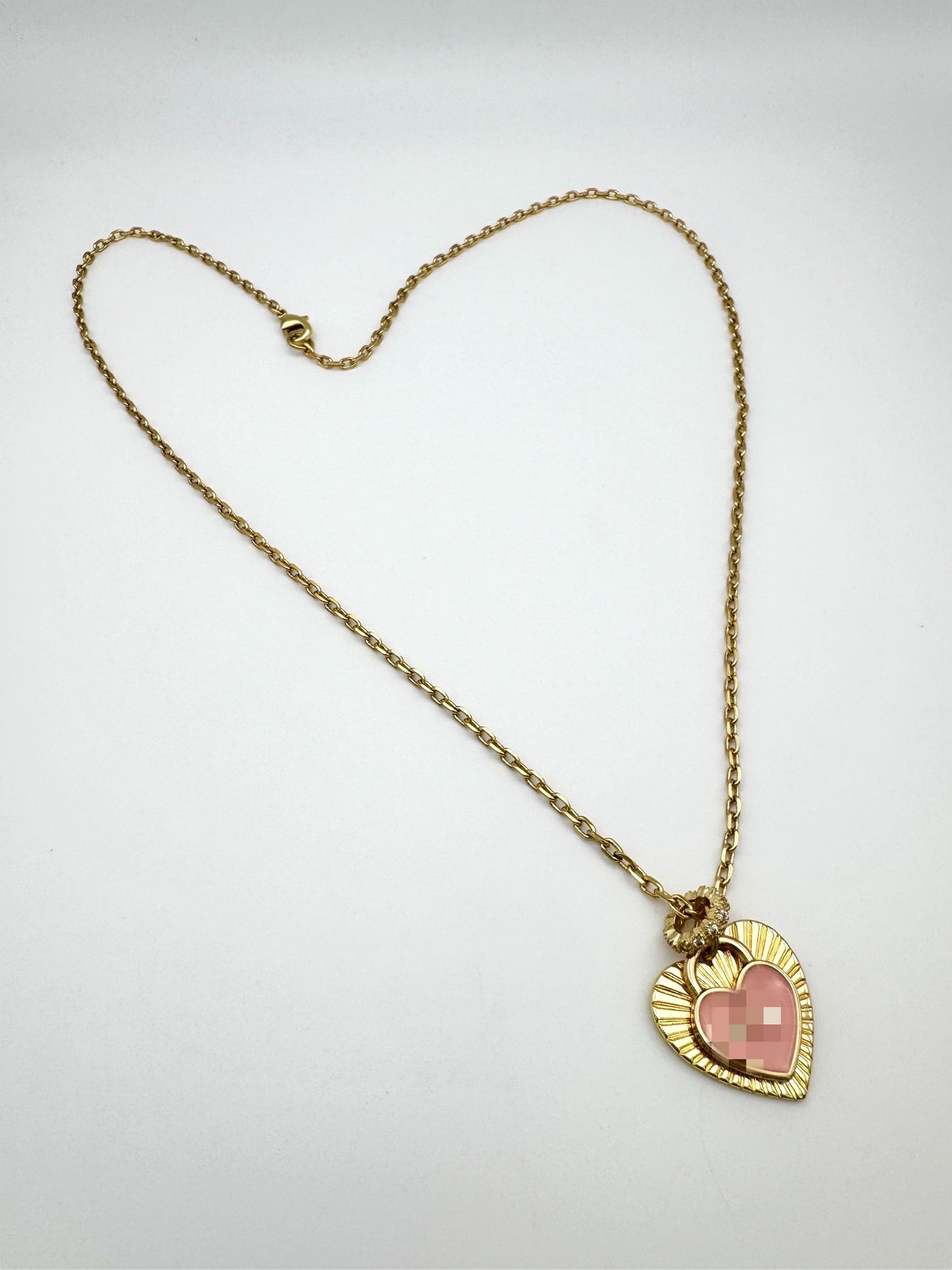Double Heart Lady Necklace