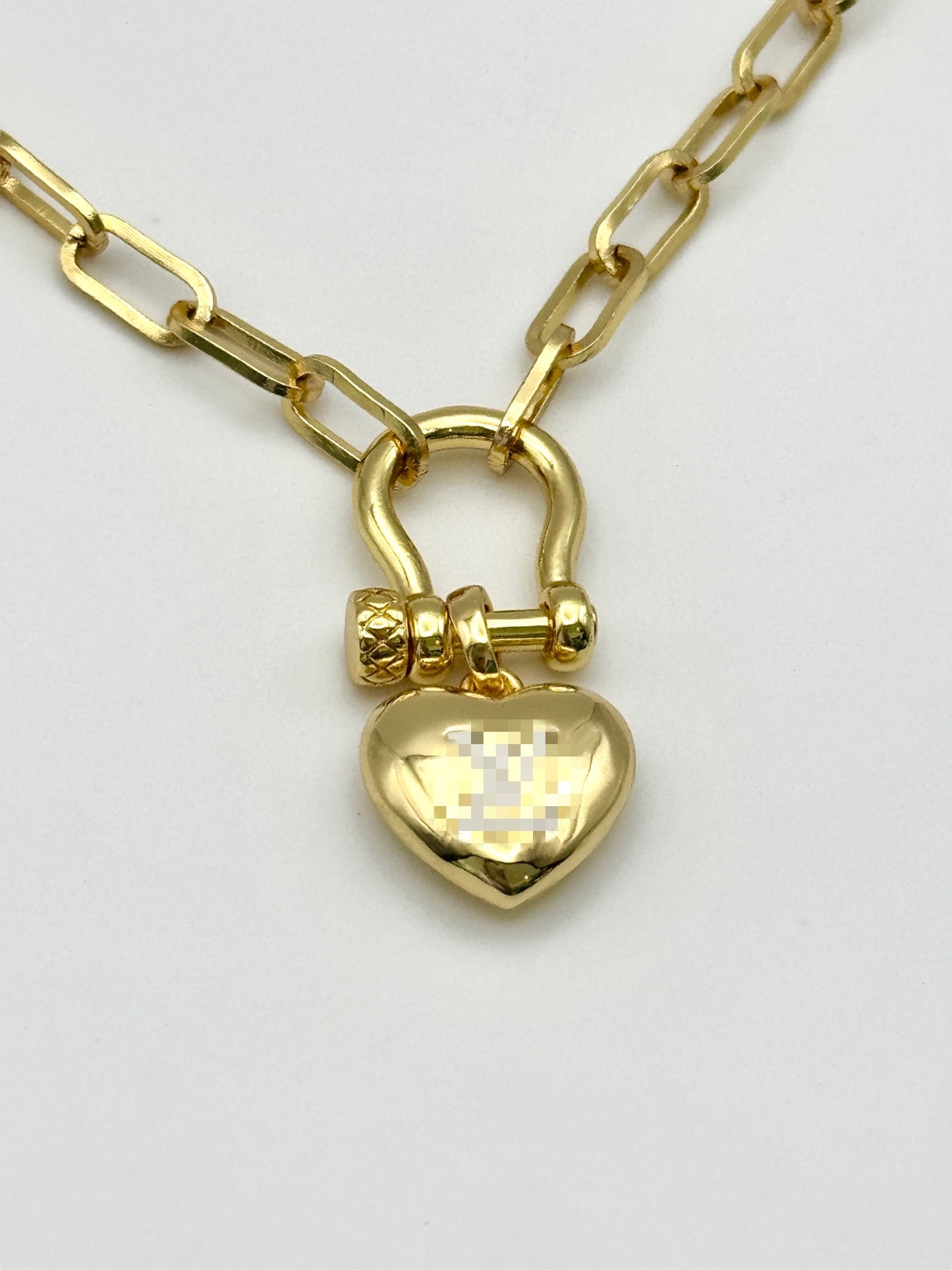 LV Sailor Clasp Heart Necklace