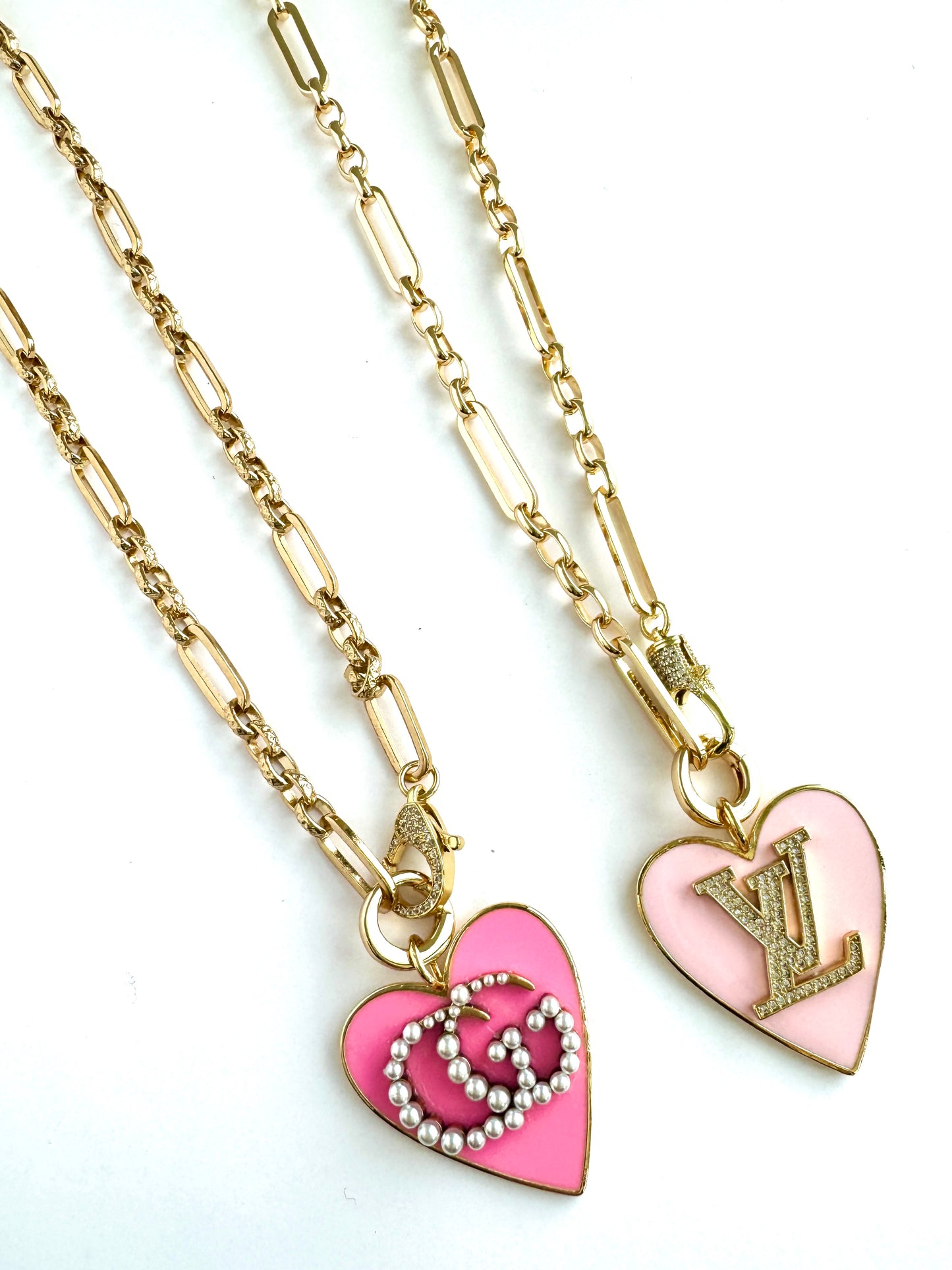 Light Pink LV Necklace