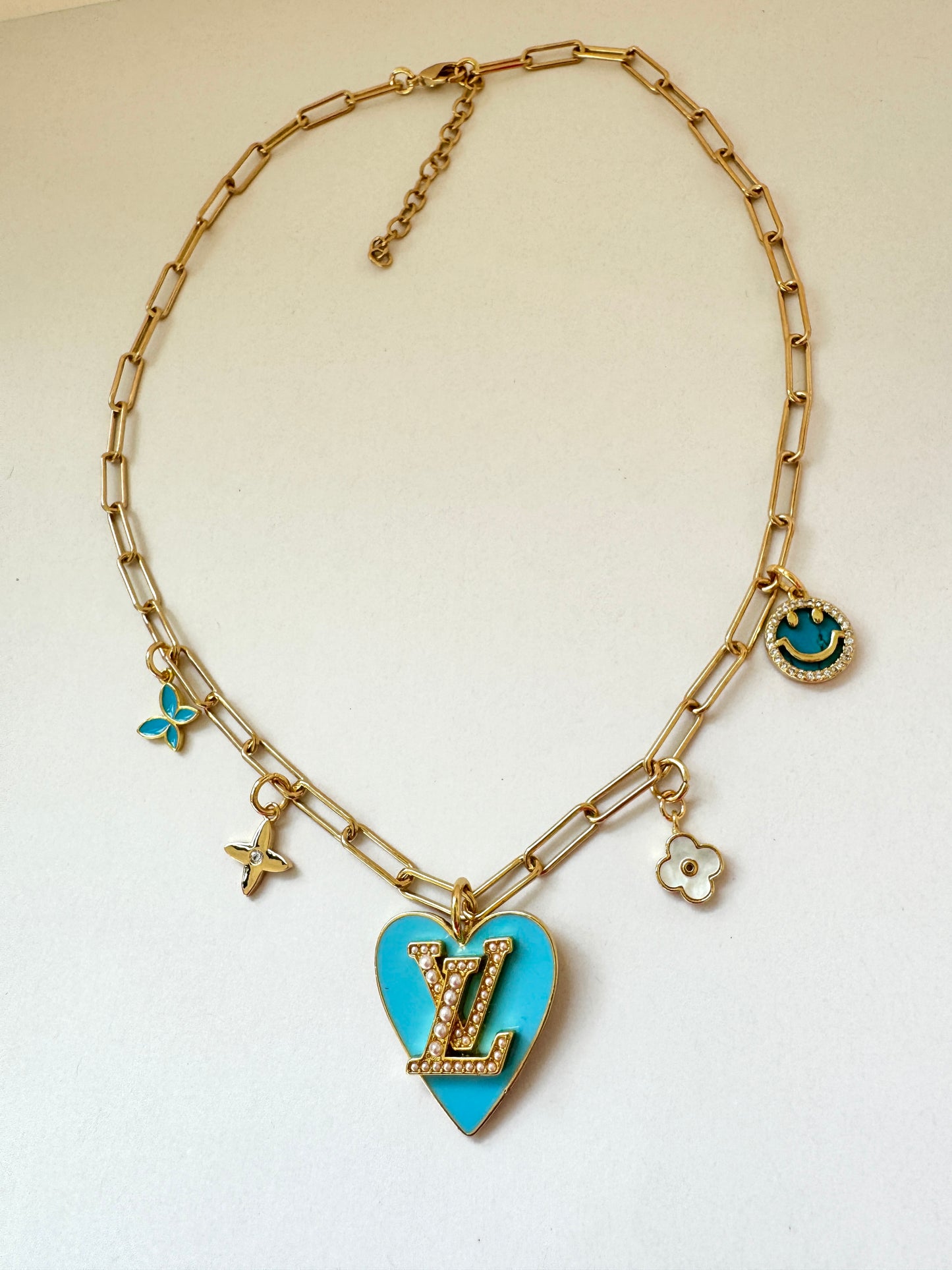 LV Charm Necklace